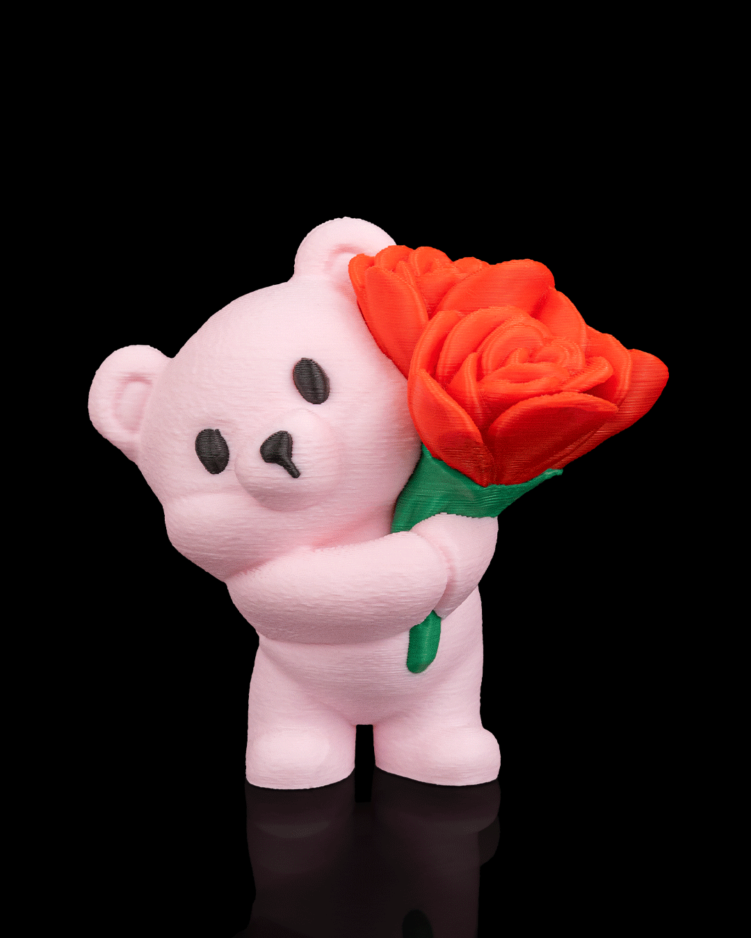 💘 Valentine’s Teddy Keychains – Personalized with Initial