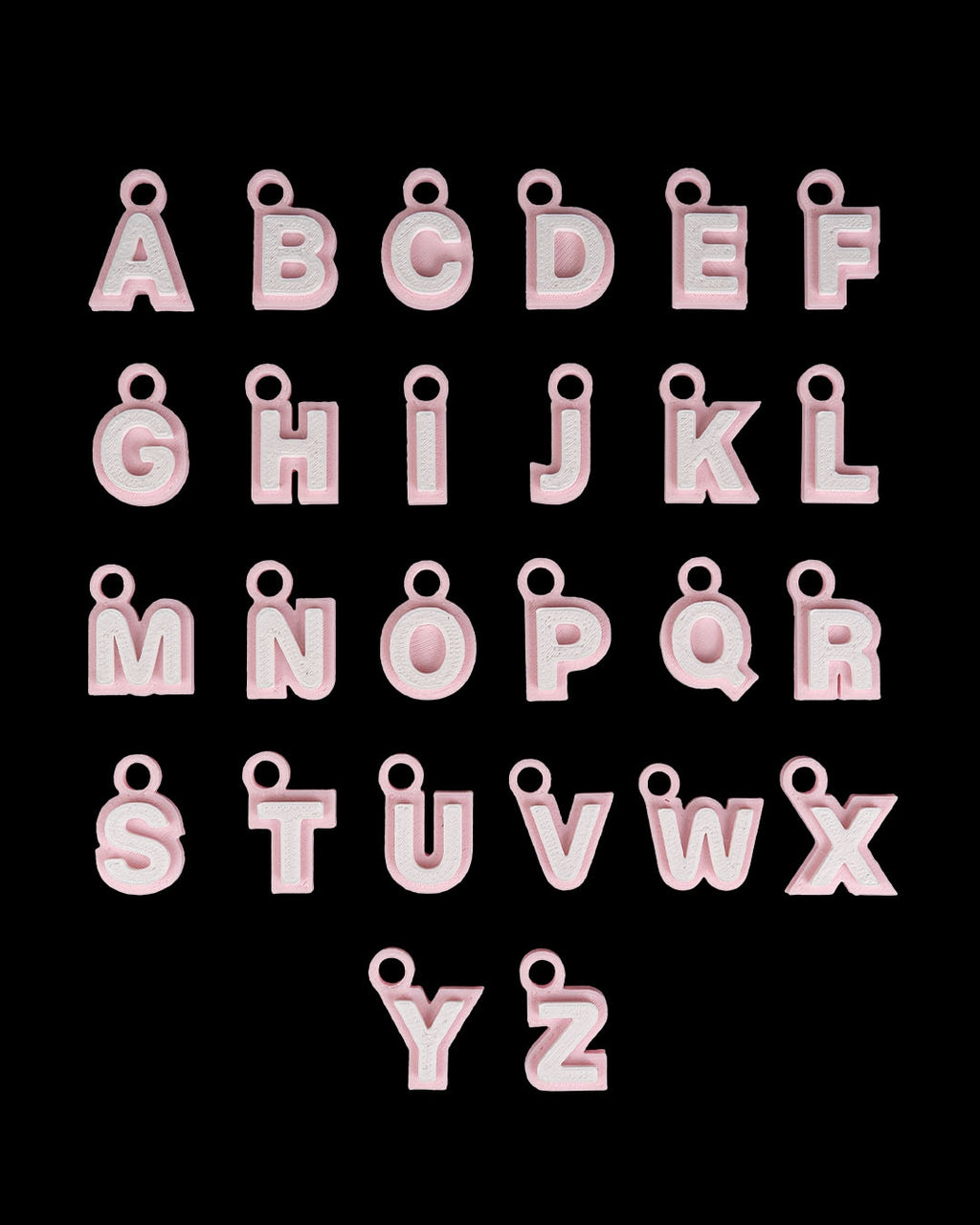 💘 Valentine’s Teddy Keychains – Personalized with Initial