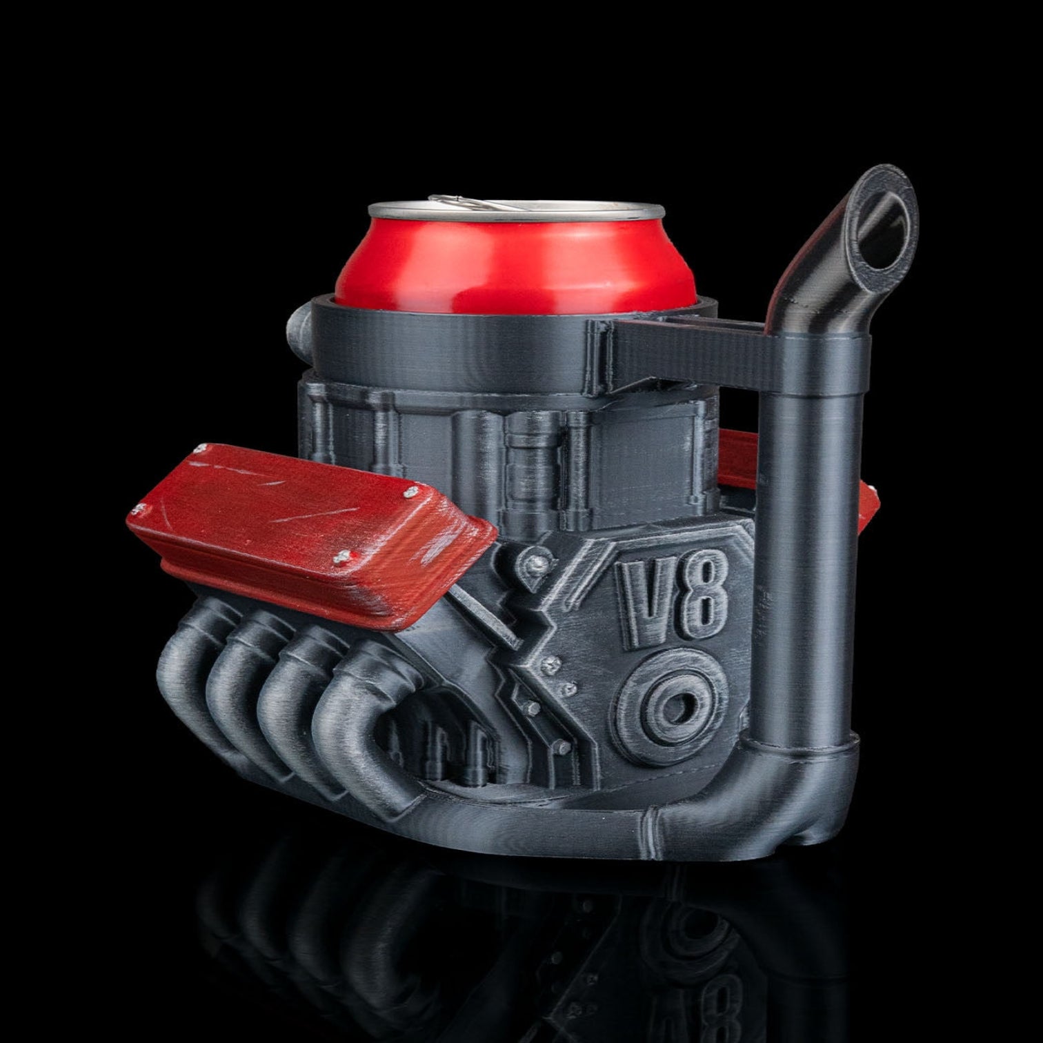 V8 Engine Can Holder