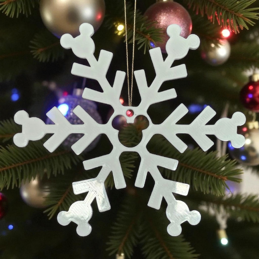 Set of 6 Magical Snowflakes  – Disney Inspired Edition ❄️✨