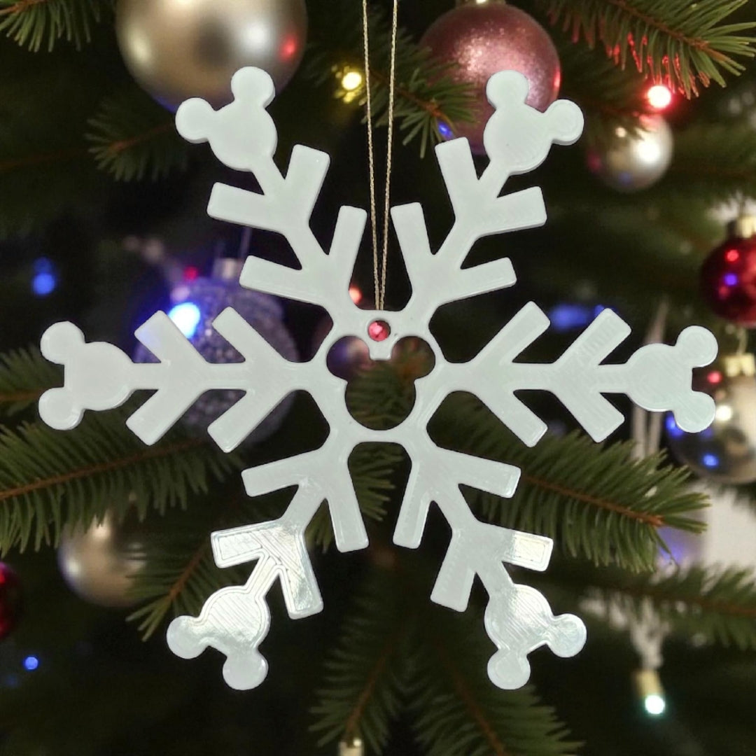 Set of 6 Magical Snowflakes  – Disney Inspired Edition ❄️✨