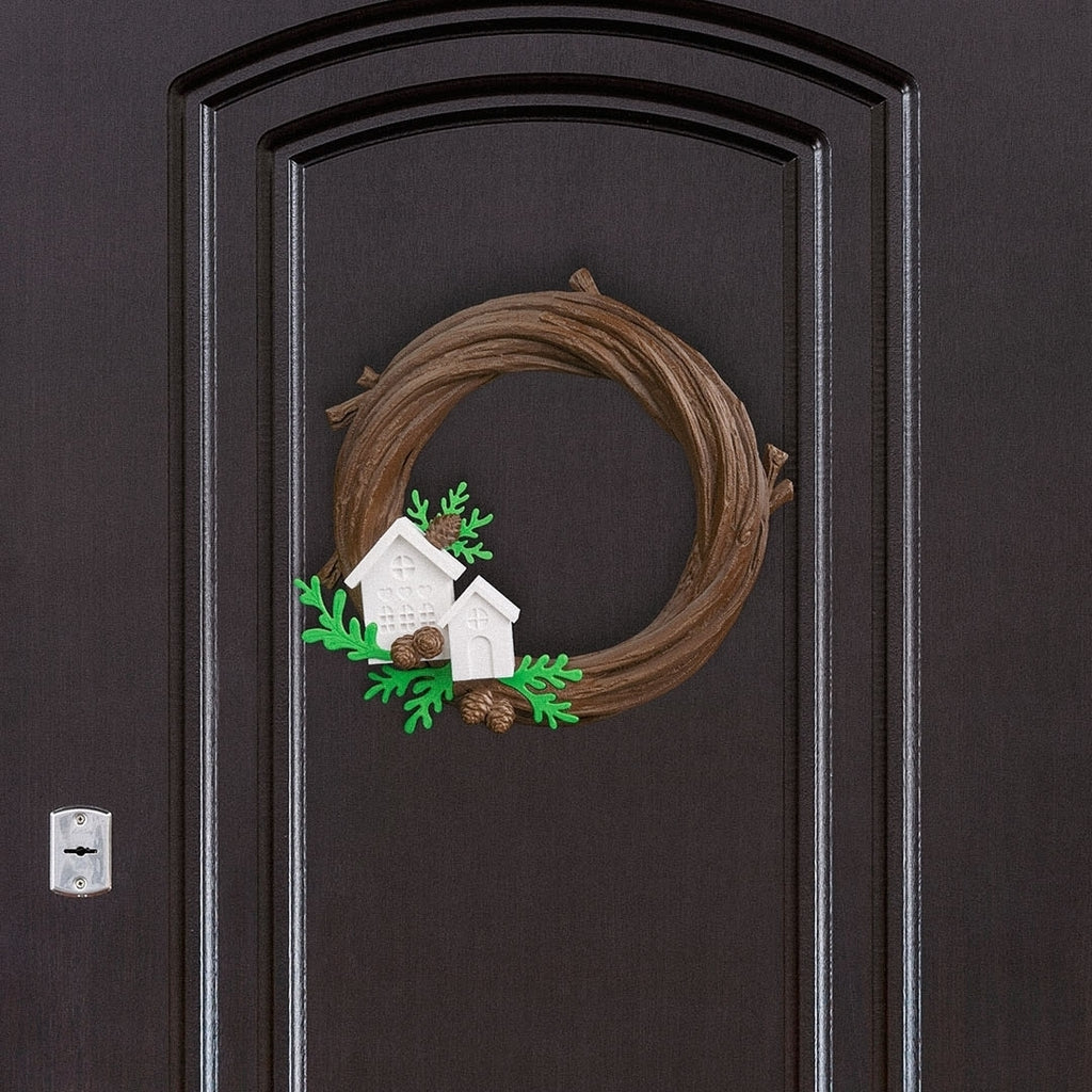 🎄 8-Inch Indoor Christmas Wreaths – Adorable Holiday Decor for Every Home 🎄