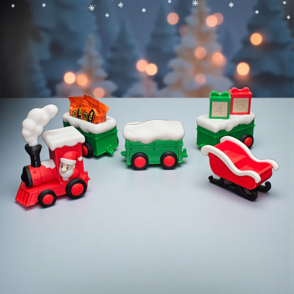 Christmas Countdown Train – Festive 3D Printed Display 🎅✨