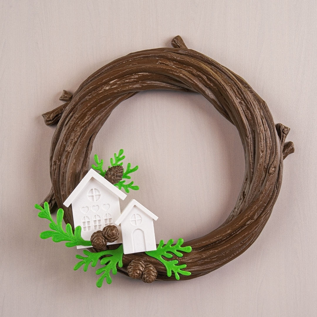 🎄 8-Inch Indoor Christmas Wreaths – Adorable Holiday Decor for Every Home 🎄