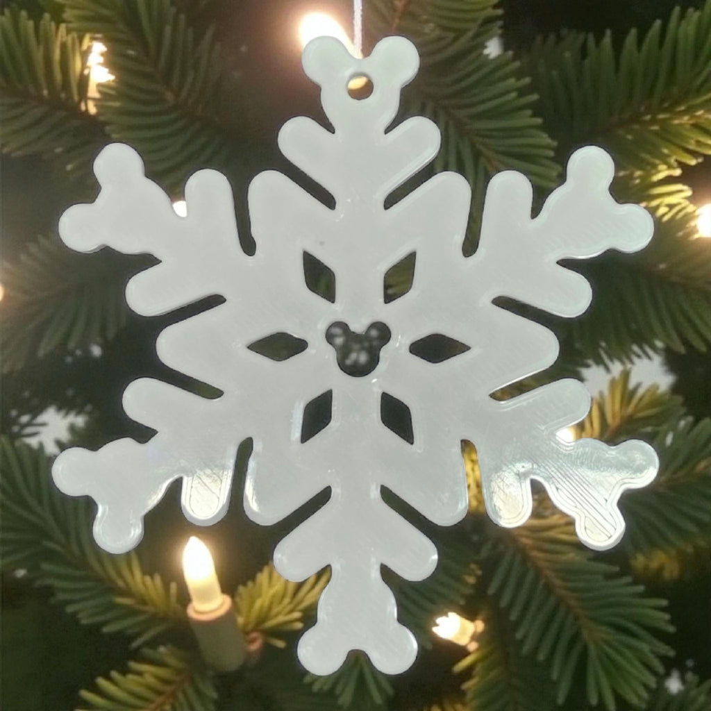 Set of 6 Magical Snowflakes  – Disney Inspired Edition ❄️✨