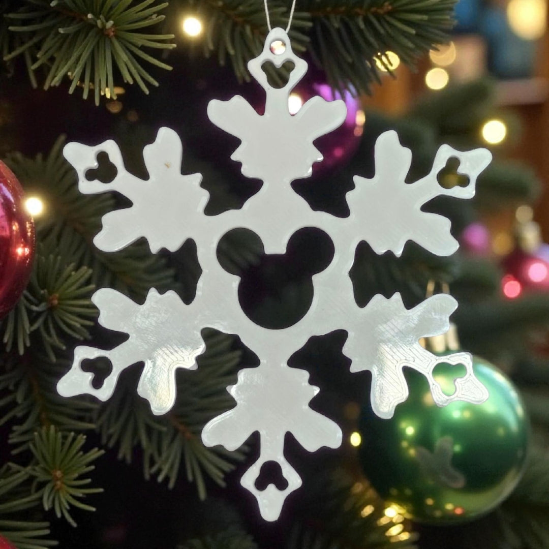 Set of 6 Magical Snowflakes  – Disney Inspired Edition ❄️✨