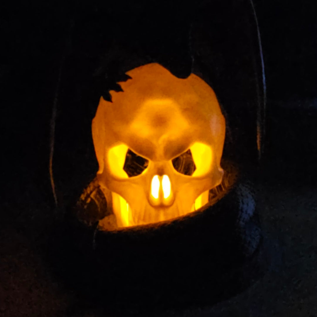 Dragon’s Lair Skull – Gothic Fantasy Light-Up Decor 🐉💀