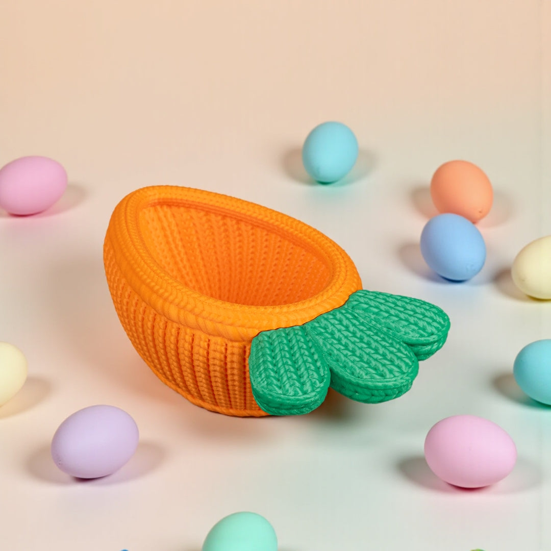 🥕🐰 Carrot Bowl – Sweet Easter Treat Holder