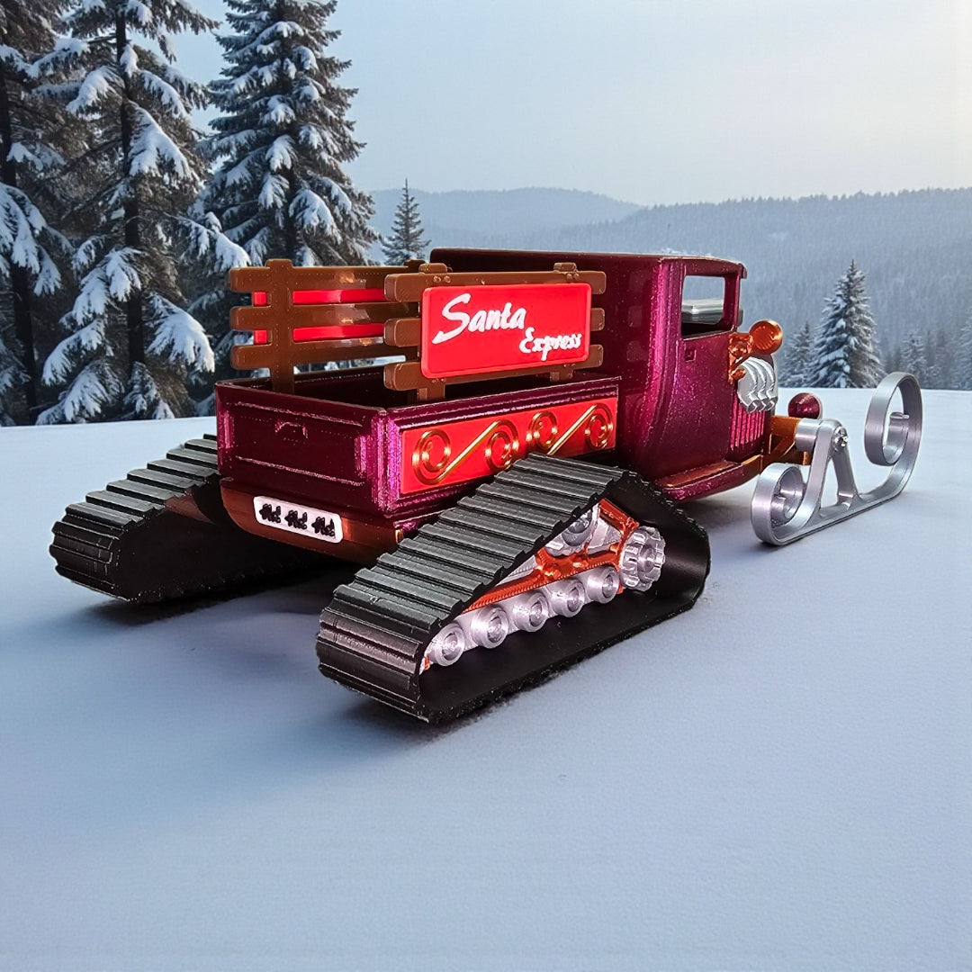 Santa Express Hot Rod Sleigh – The Ultimate Holiday Showstopper 🚗🎅🔥