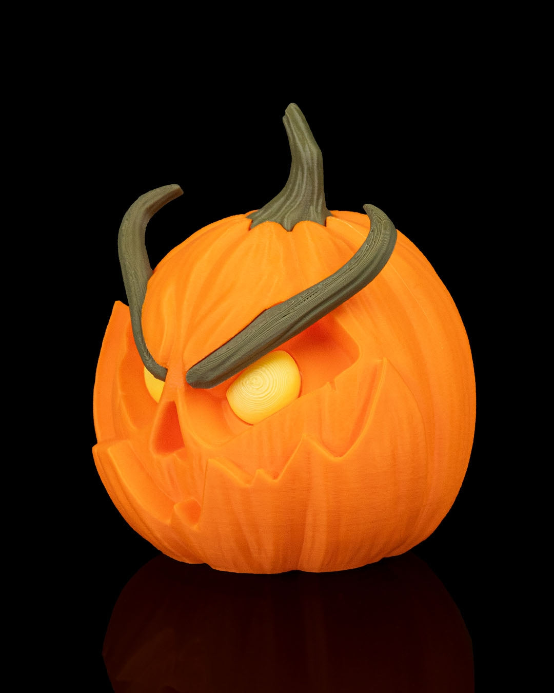Set of 3 Spooky Pumpkins – Creepy Cute Halloween Decor 🎃👻