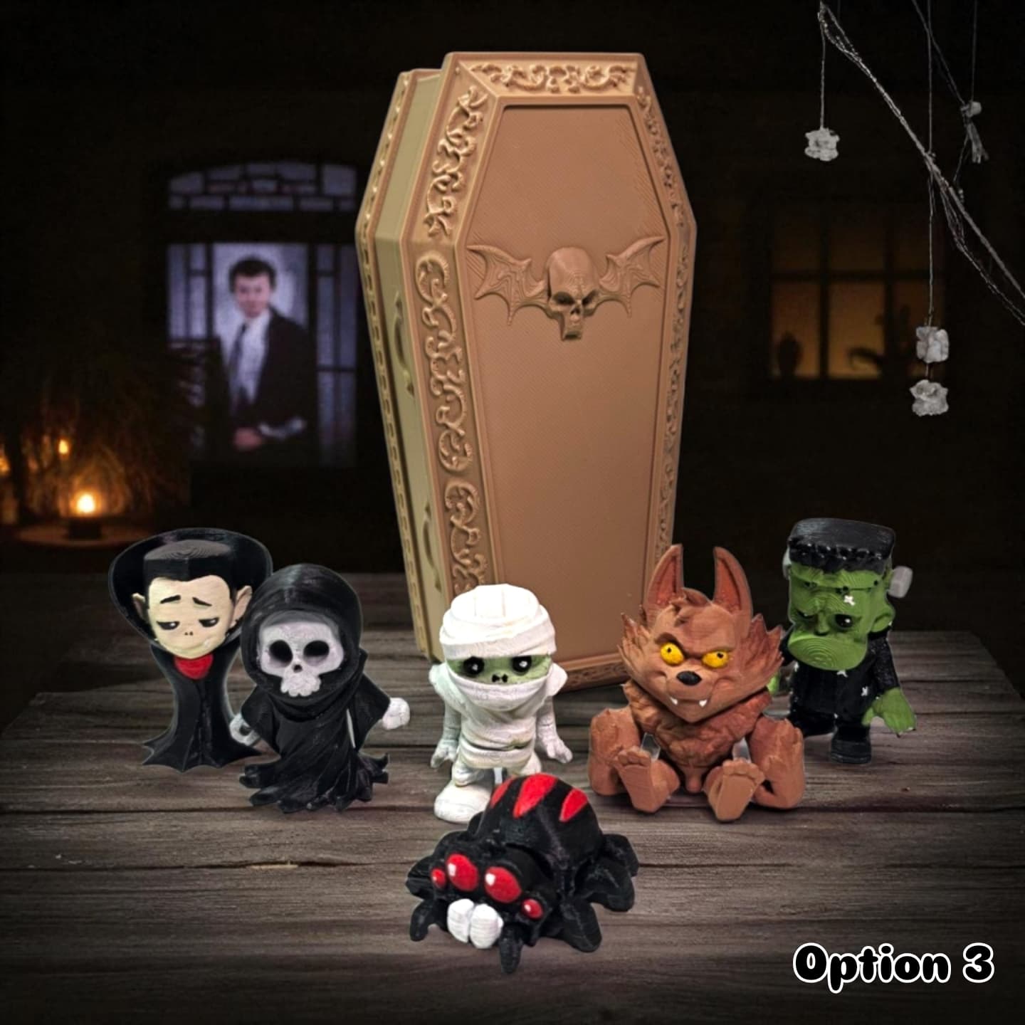 Boo Crew Bundle – 6 Mini Halloween Figures with Container
