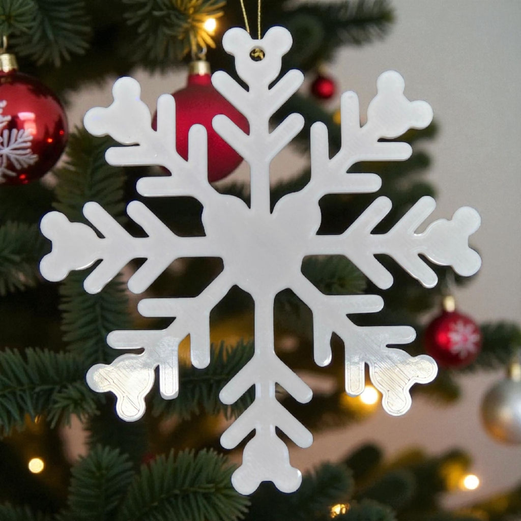 Set of 6 Magical Snowflakes  – Disney Inspired Edition ❄️✨