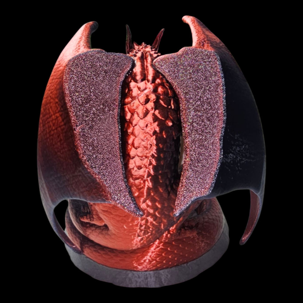 Dragon’s Lair Skull – Gothic Fantasy Light-Up Decor 🐉💀