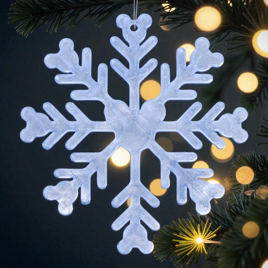 Set of 6 Magical Snowflakes  – Disney Inspired Edition ❄️✨