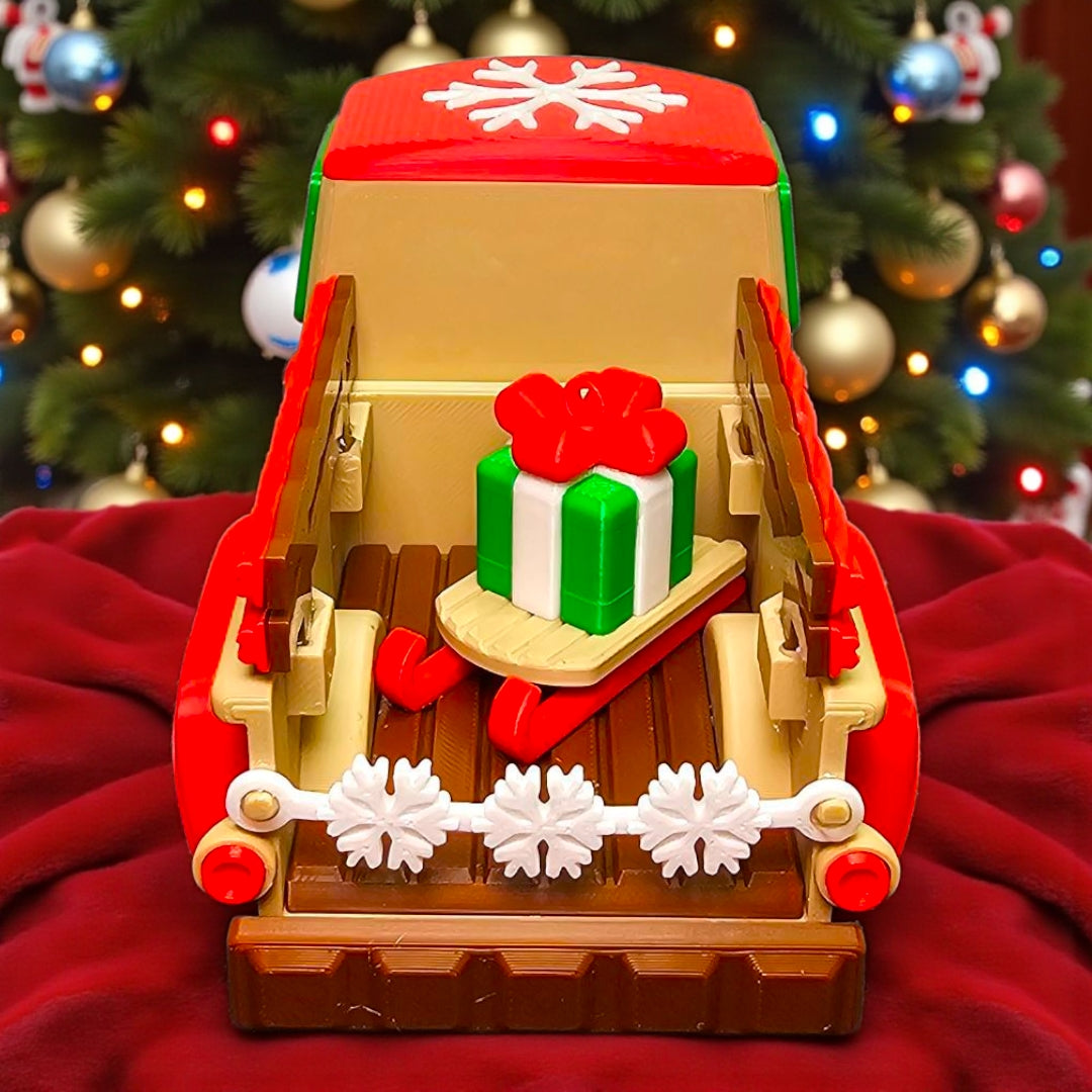 🚚✨ Gingerbread Christmas Truck – Festive Holiday Decor