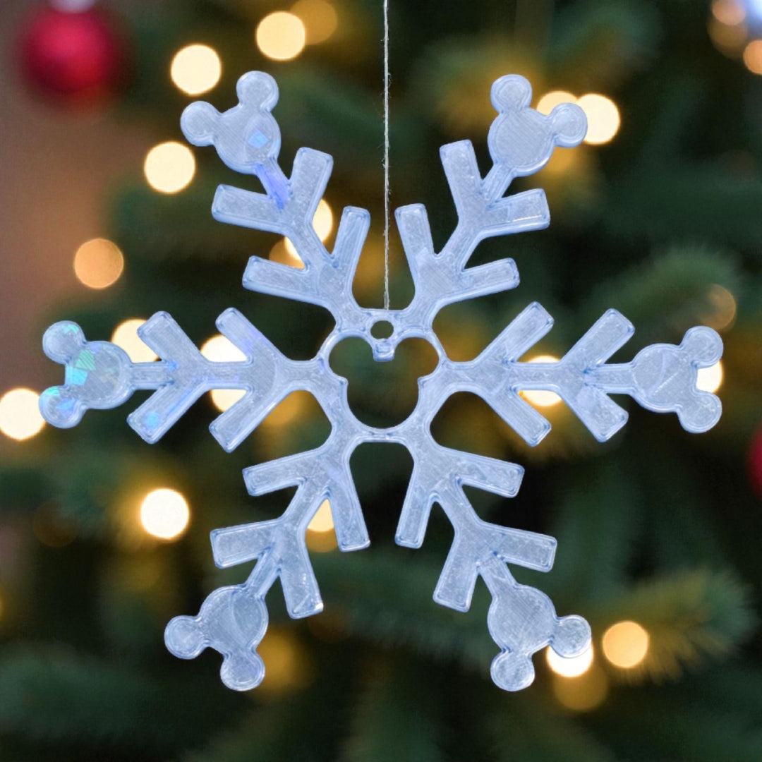 Set of 6 Magical Snowflakes  – Disney Inspired Edition ❄️✨