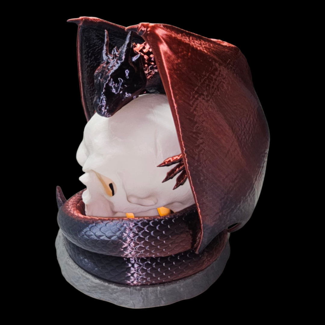 Dragon’s Lair Skull – Gothic Fantasy Light-Up Decor 🐉💀