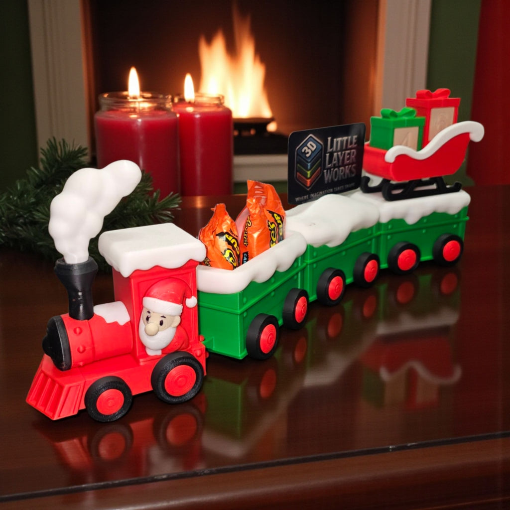 Christmas Countdown Train – Festive 3D Printed Display 🎅✨