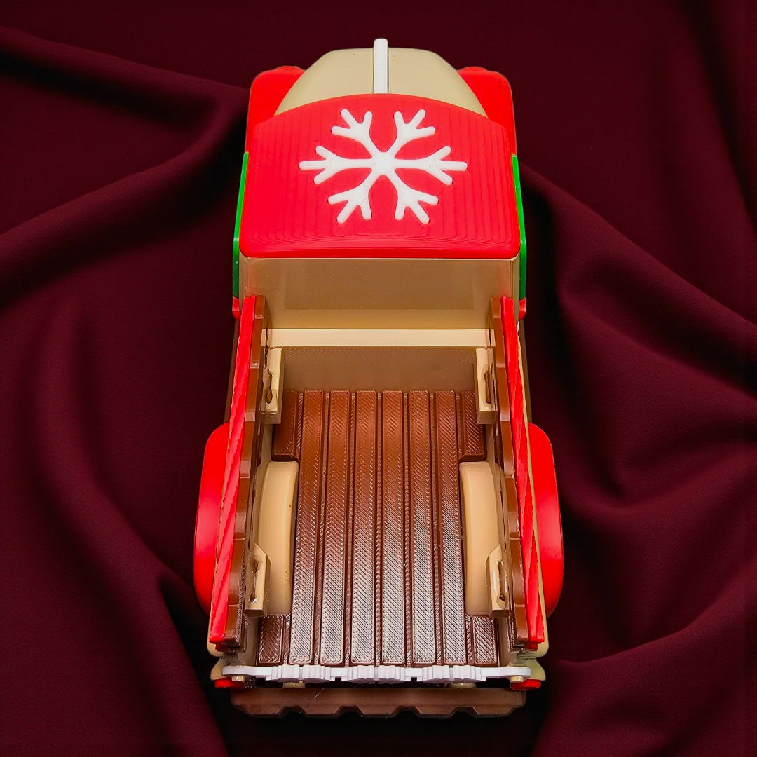 🚚✨ Gingerbread Christmas Truck – Festive Holiday Decor