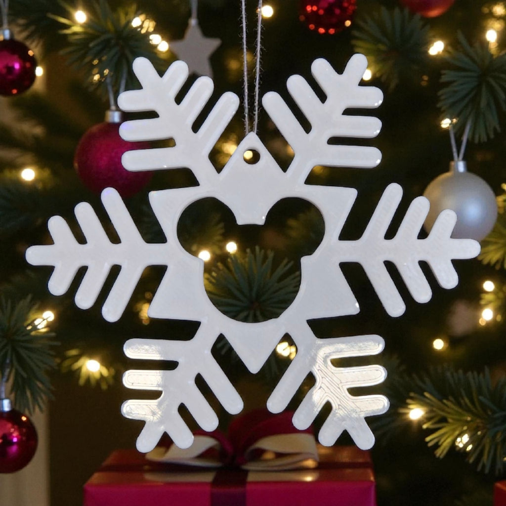 Set of 6 Magical Snowflakes  – Disney Inspired Edition ❄️✨