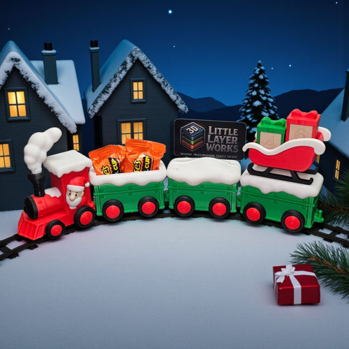 Christmas Countdown Train – Festive 3D Printed Display 🎅✨