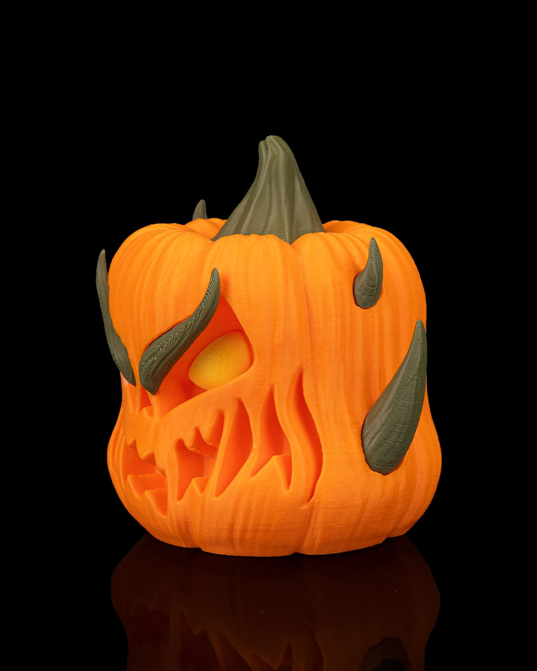 Set of 3 Spooky Pumpkins – Creepy Cute Halloween Decor 🎃👻