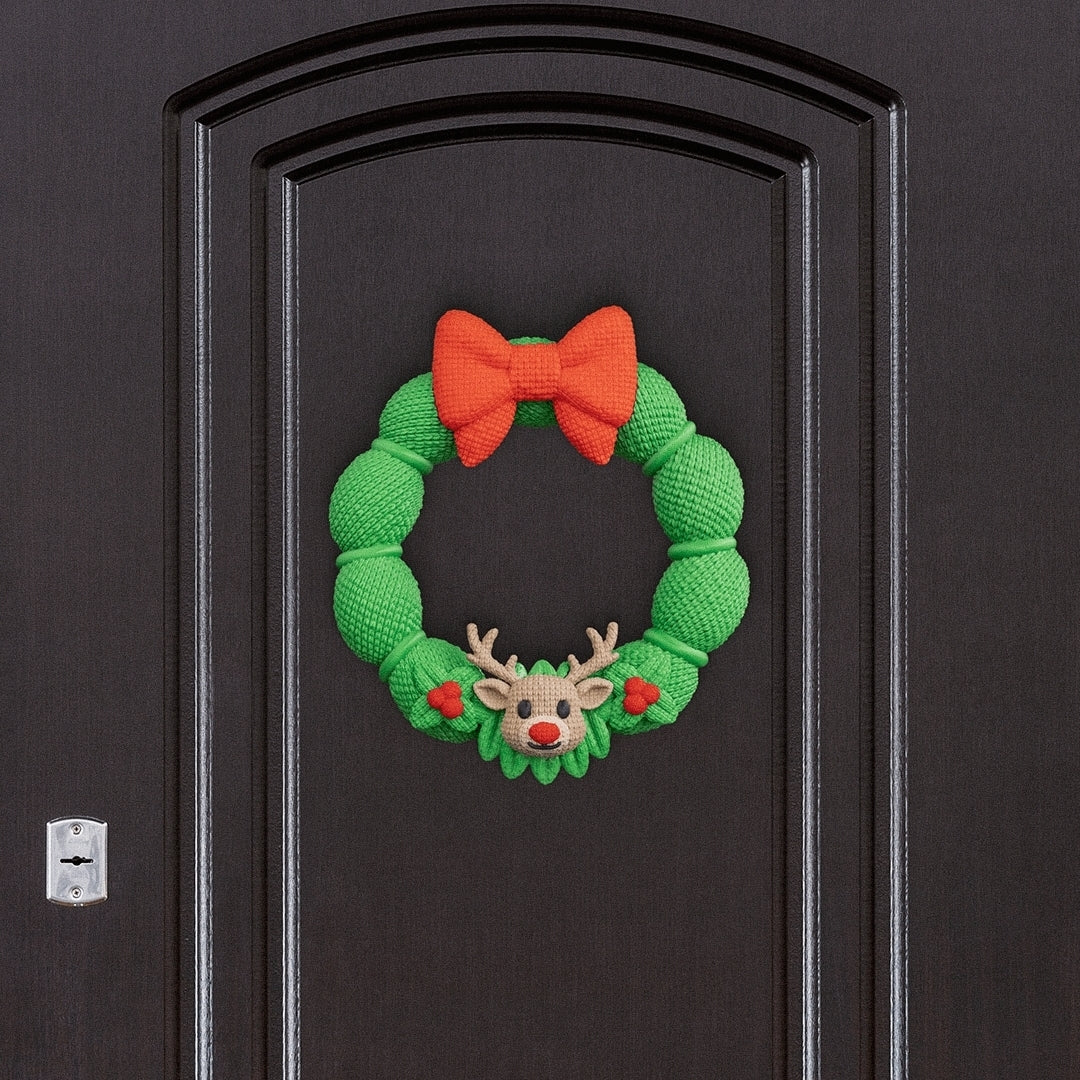 🎄 8-Inch Indoor Christmas Wreaths – Adorable Holiday Decor for Every Home 🎄