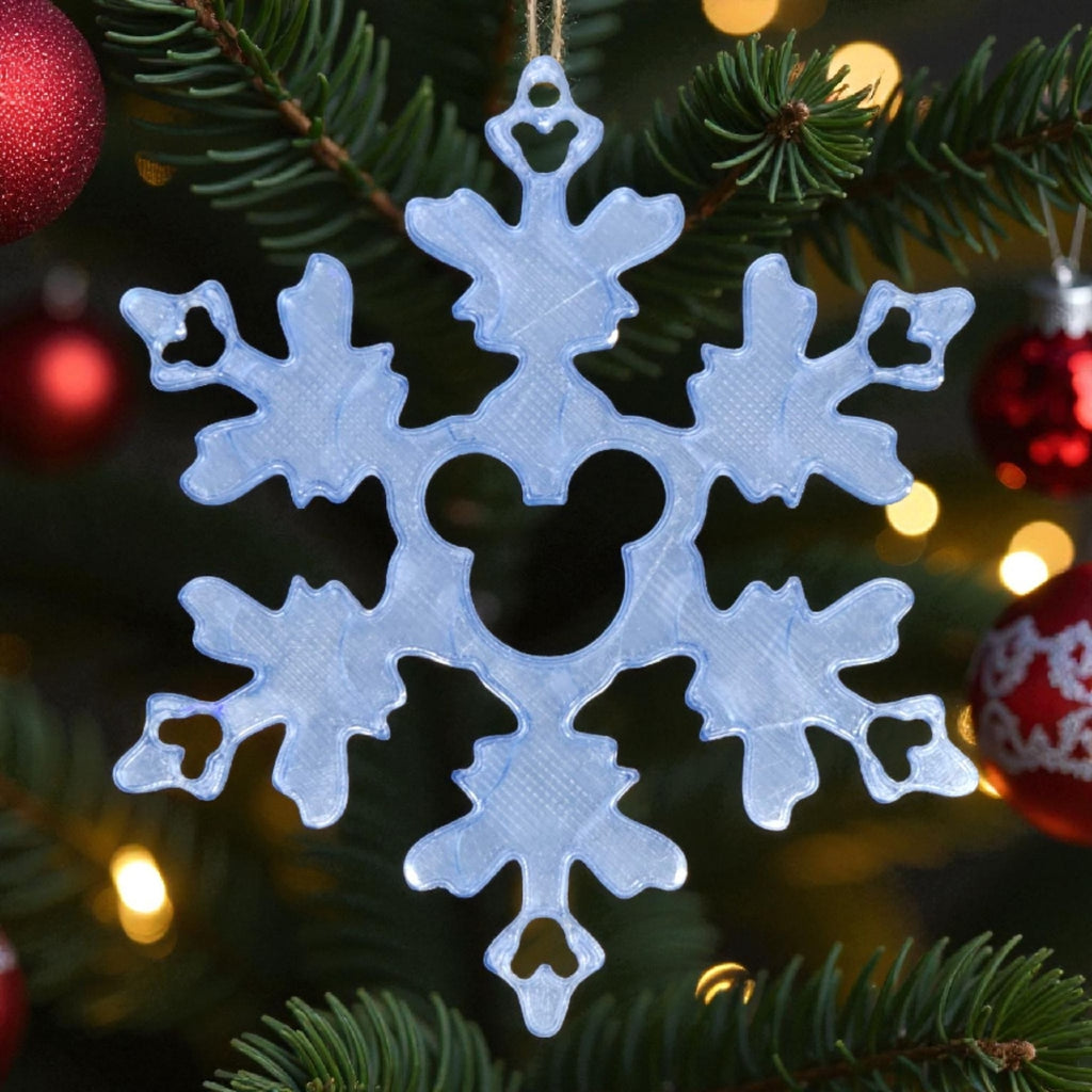 Set of 6 Magical Snowflakes  – Disney Inspired Edition ❄️✨