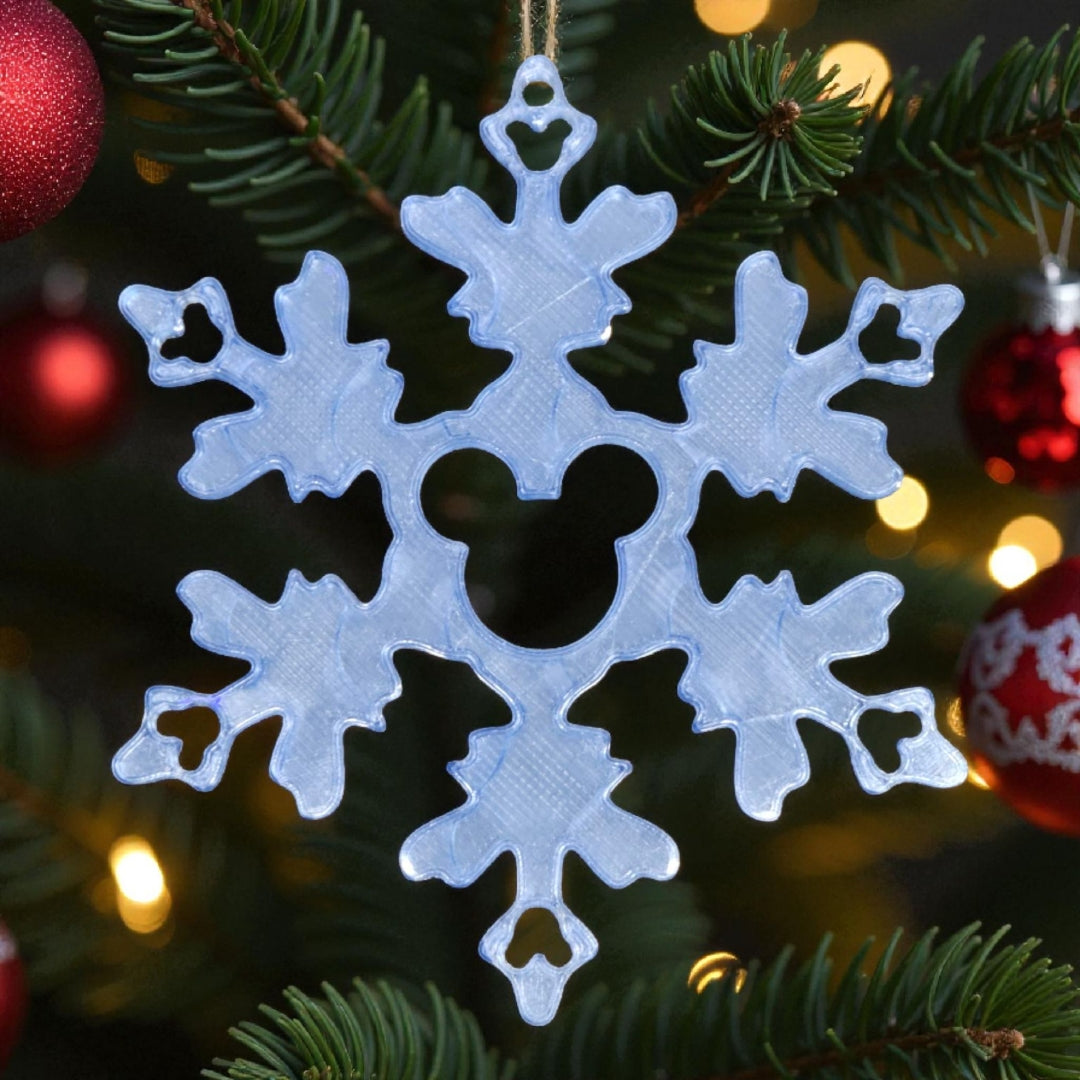 Set of 6 Magical Snowflakes  – Disney Inspired Edition ❄️✨