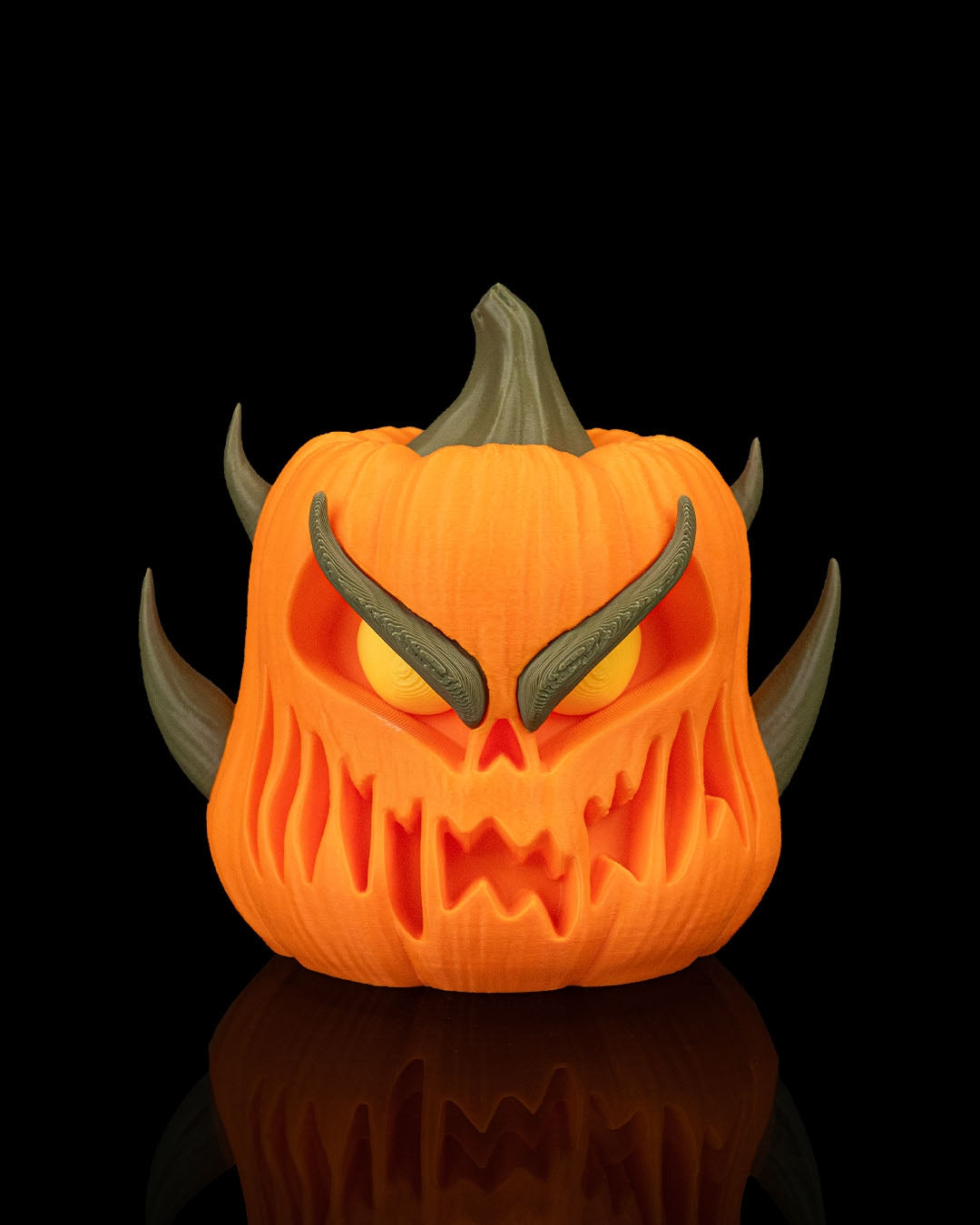 Set of 3 Spooky Pumpkins – Creepy Cute Halloween Decor 🎃👻