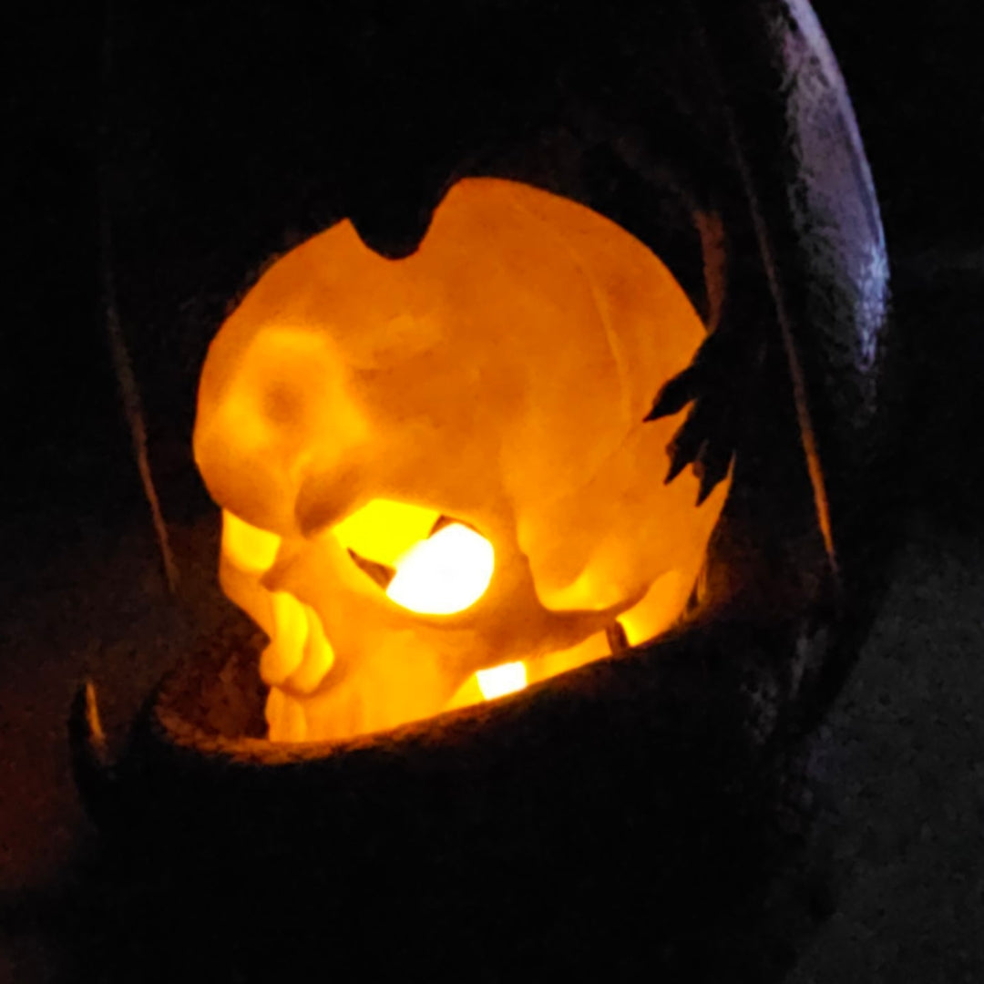 Dragon’s Lair Skull – Gothic Fantasy Light-Up Decor 🐉💀