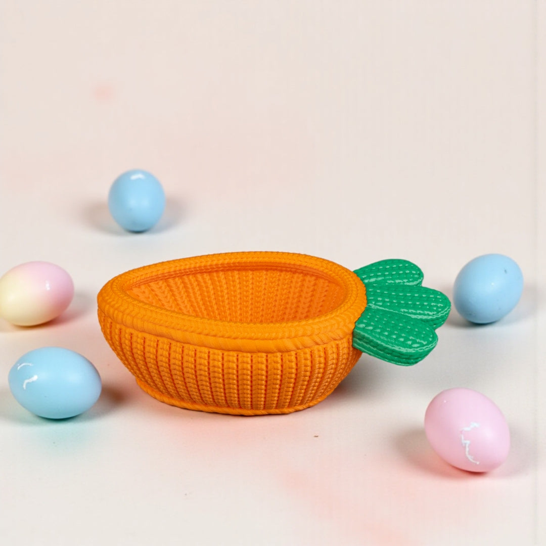 🥕🐰 Carrot Bowl – Sweet Easter Treat Holder